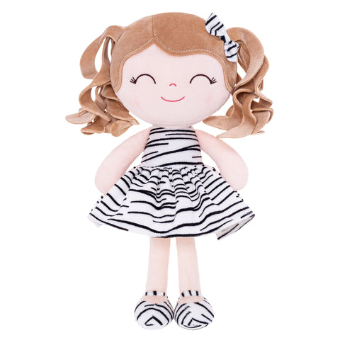 personalised doll with zebra costume