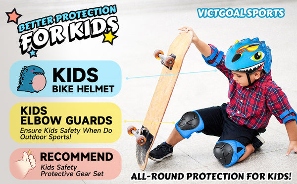 VICTGOAL Kit de Protection Roller Enfant, 6 en 1 Ensemble de
