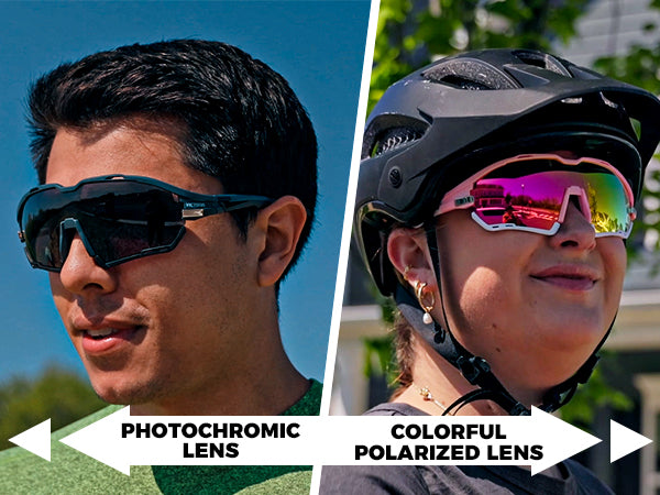 Polarized & Photochromic Cycling Glasses Men Women Running Outdoors Sp –  VICTGOAL