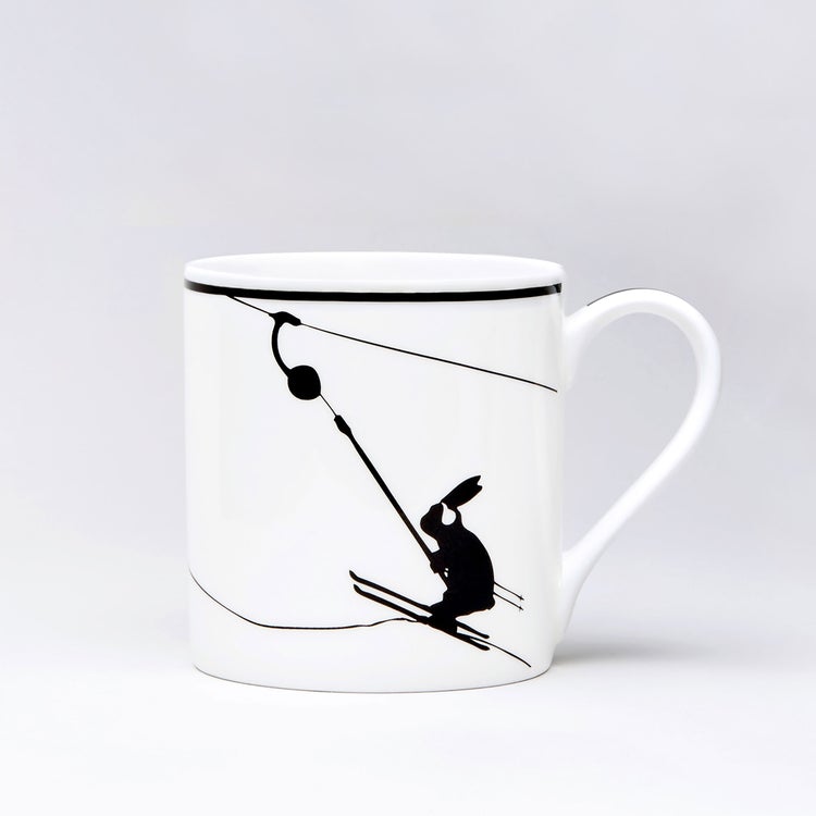 Button Lift Rabbit Mug