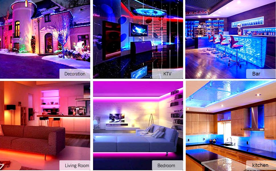 decorate with led strip lights