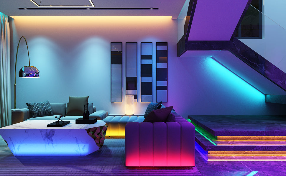 living room led strip light