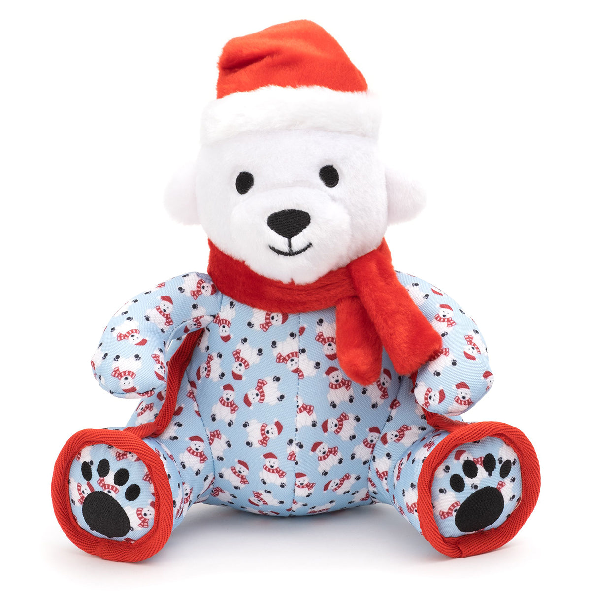 Polar Bear Tough Animal Dog Toy