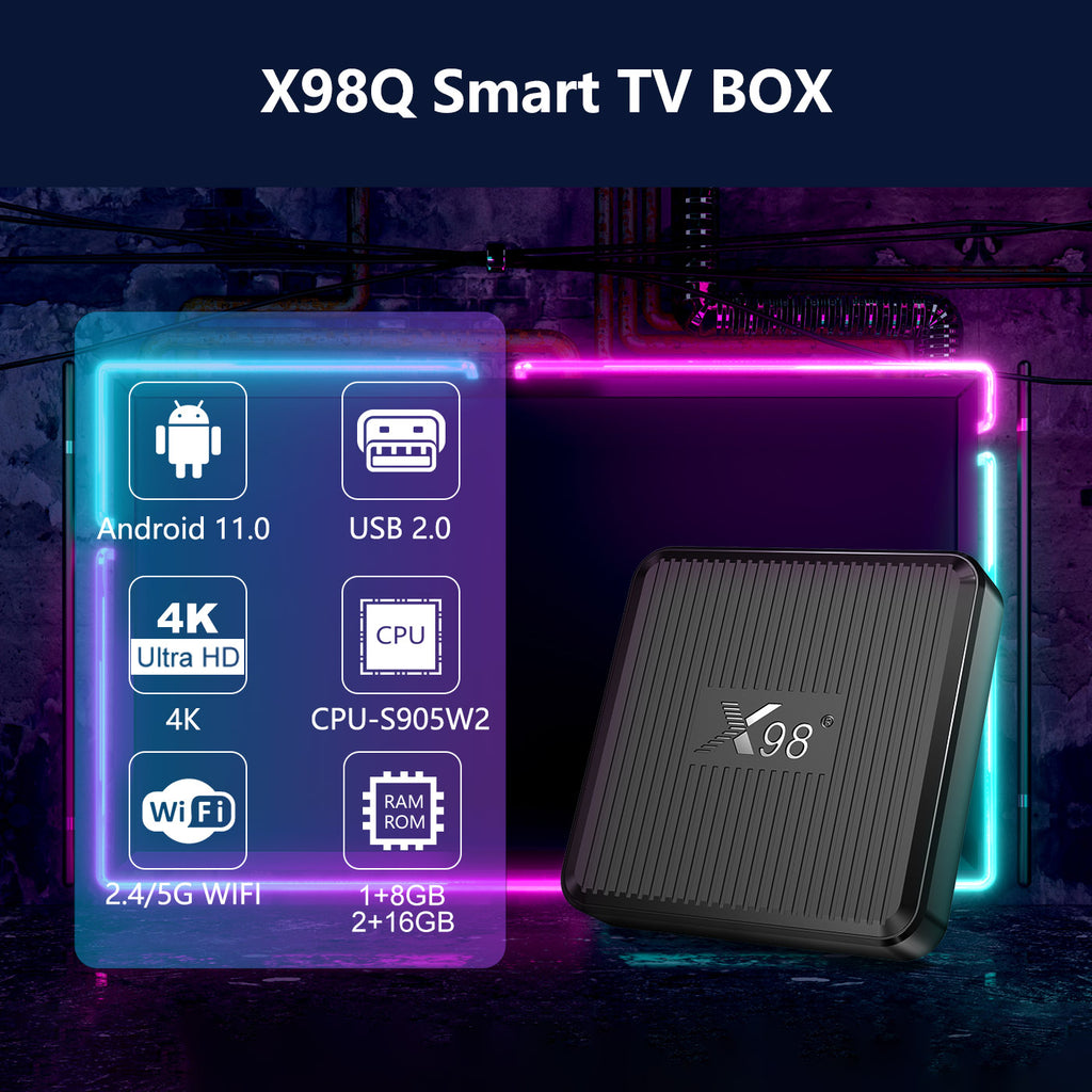 X98Q Smart TV BOX