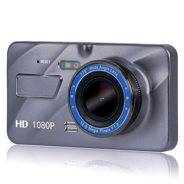 XGODY - 4" Touch Screen FHD Car DVR Camera With Backup Camera and 32GB Memory