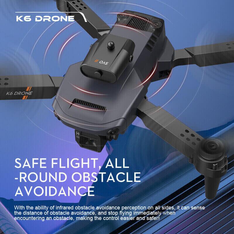 4K HD Dual-Camera Drone With Real-Time Video 4-Sided Obstacle Avoidance Foldable Quadcopter For Beginners With One-Key Return