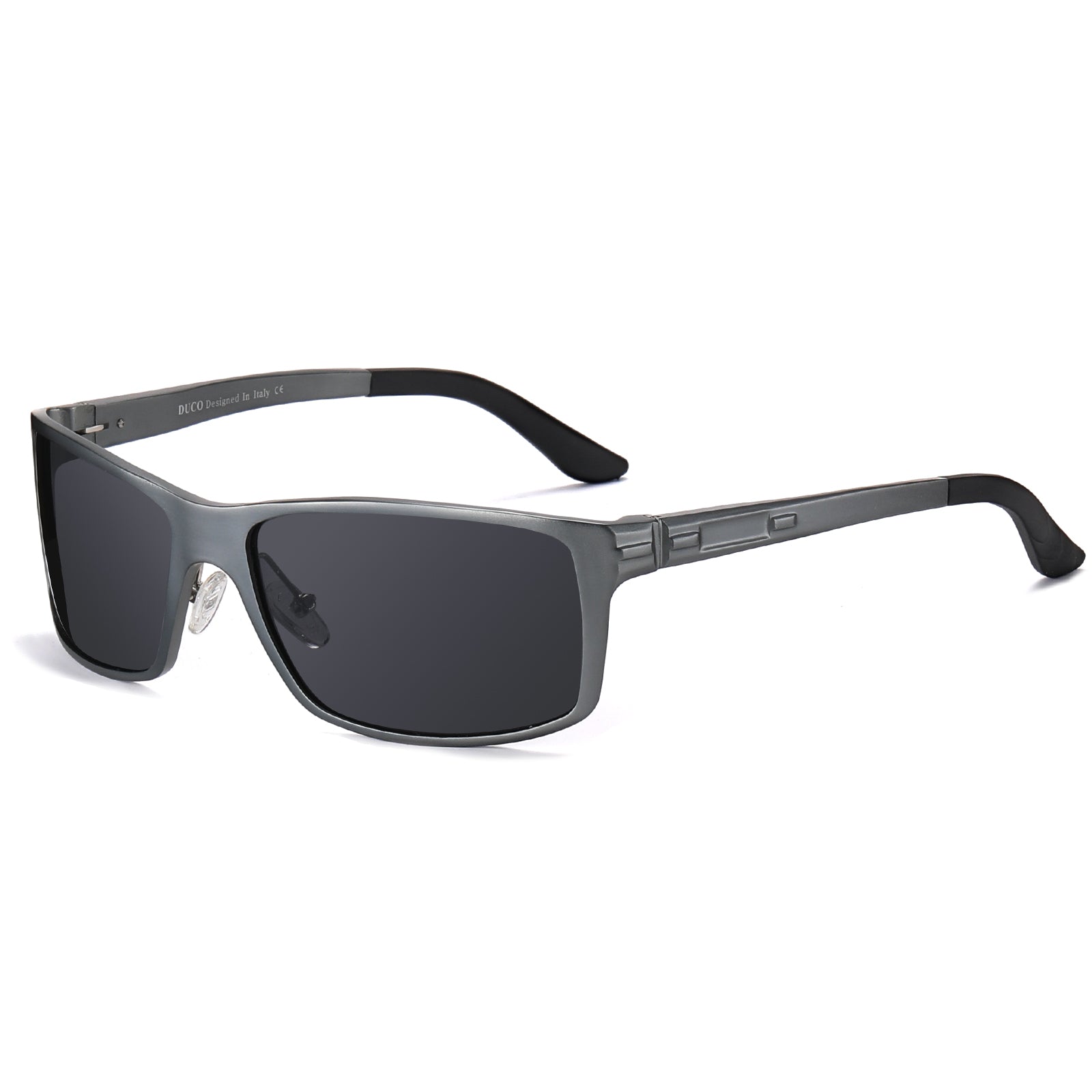 DUCO Polarized Sports Sunglasses For Men Durable Metal Frame Sun Glasses  For Driving Cycling Baseball Running Golf 9018
