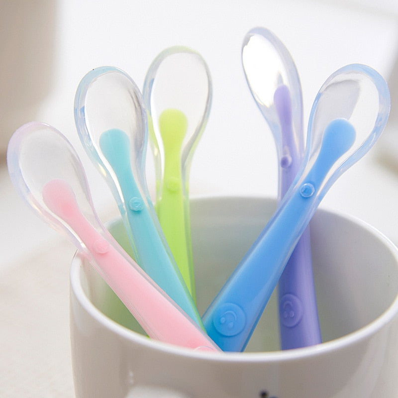 Silicone Baby Feeding  Spoons