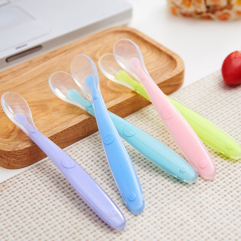 Silicone Baby Feeding  Spoons