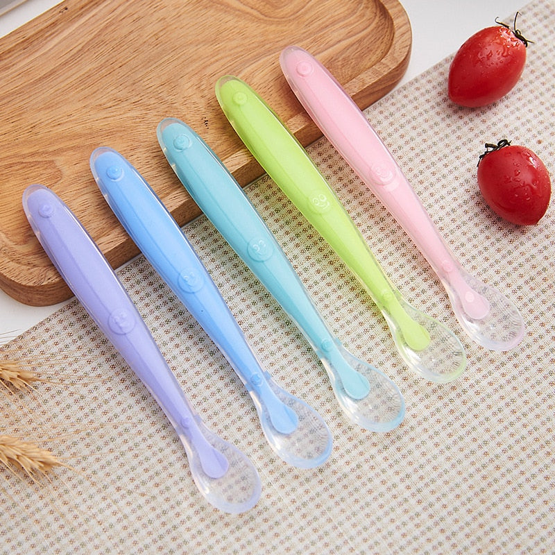 Silicone Baby Feeding  Spoons