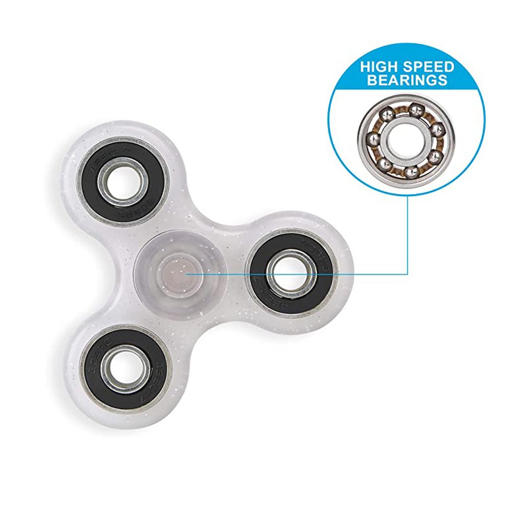 Metal Fidget Spinner 10 Pack Stainless Steel Bearing 2-5 Min High Speed