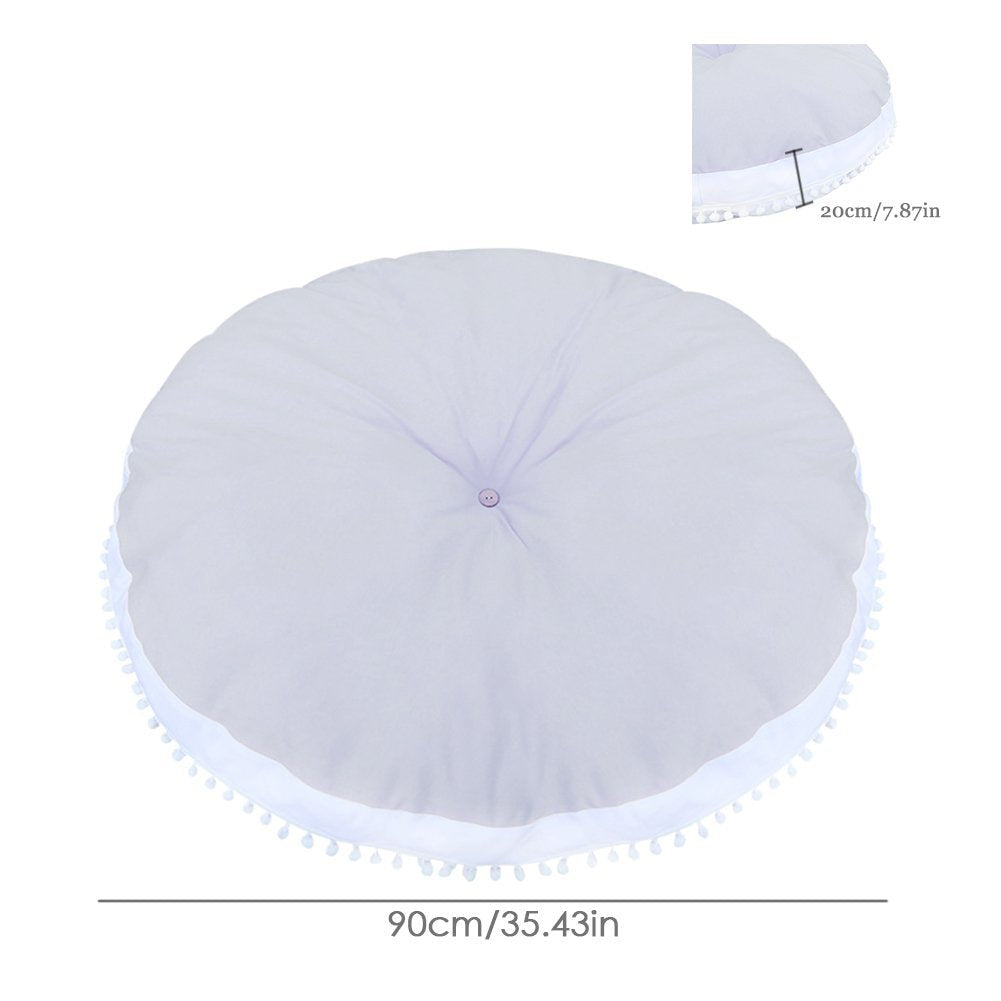 Woowooh Baby Play Mat Round Floor Cushion