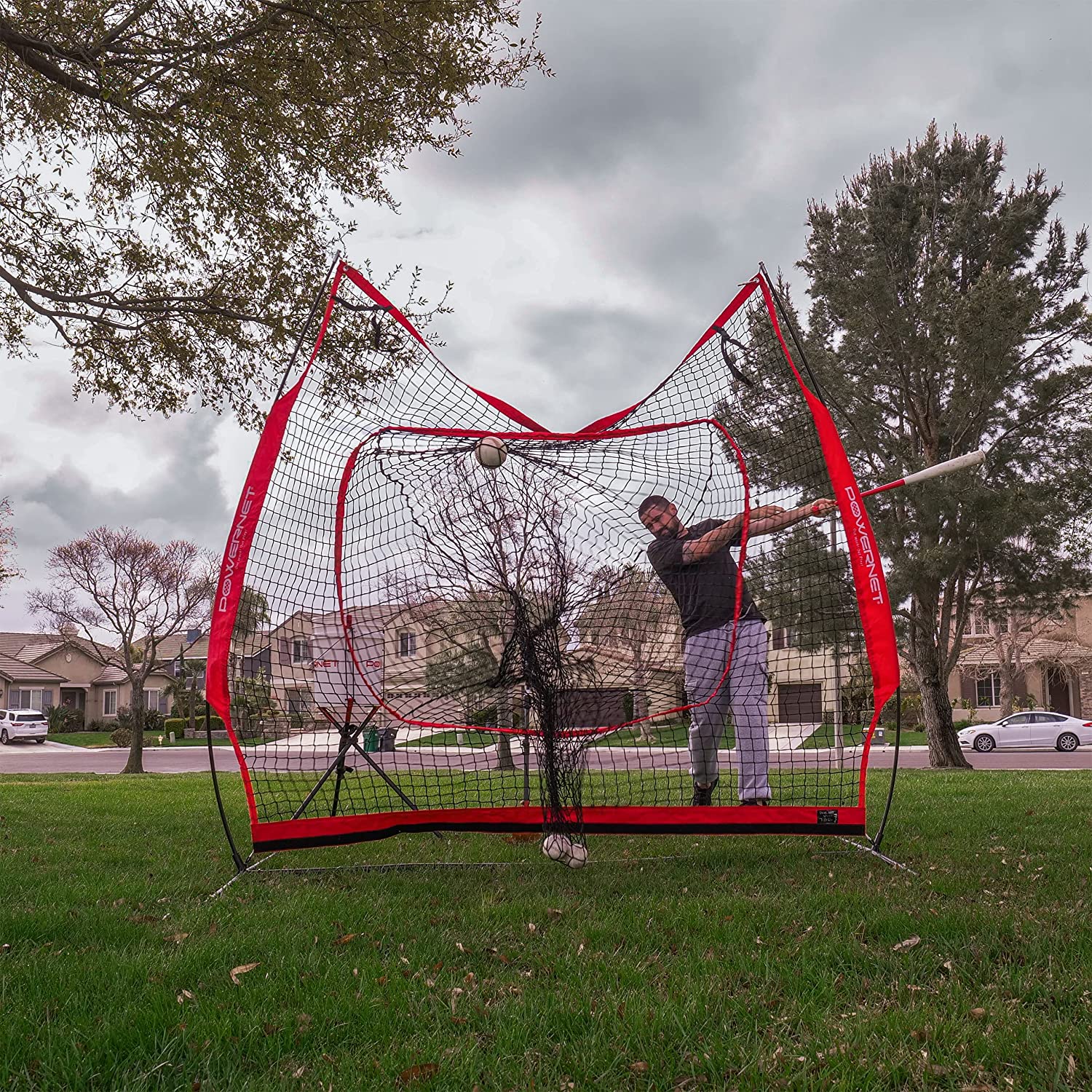 PowerNet Hanging Dual Practice - Net Only 7x7