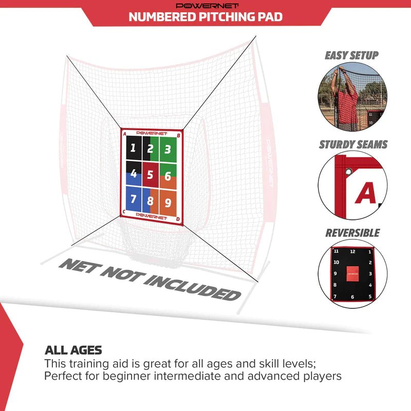 PowerNet Numbered Pitching Pad