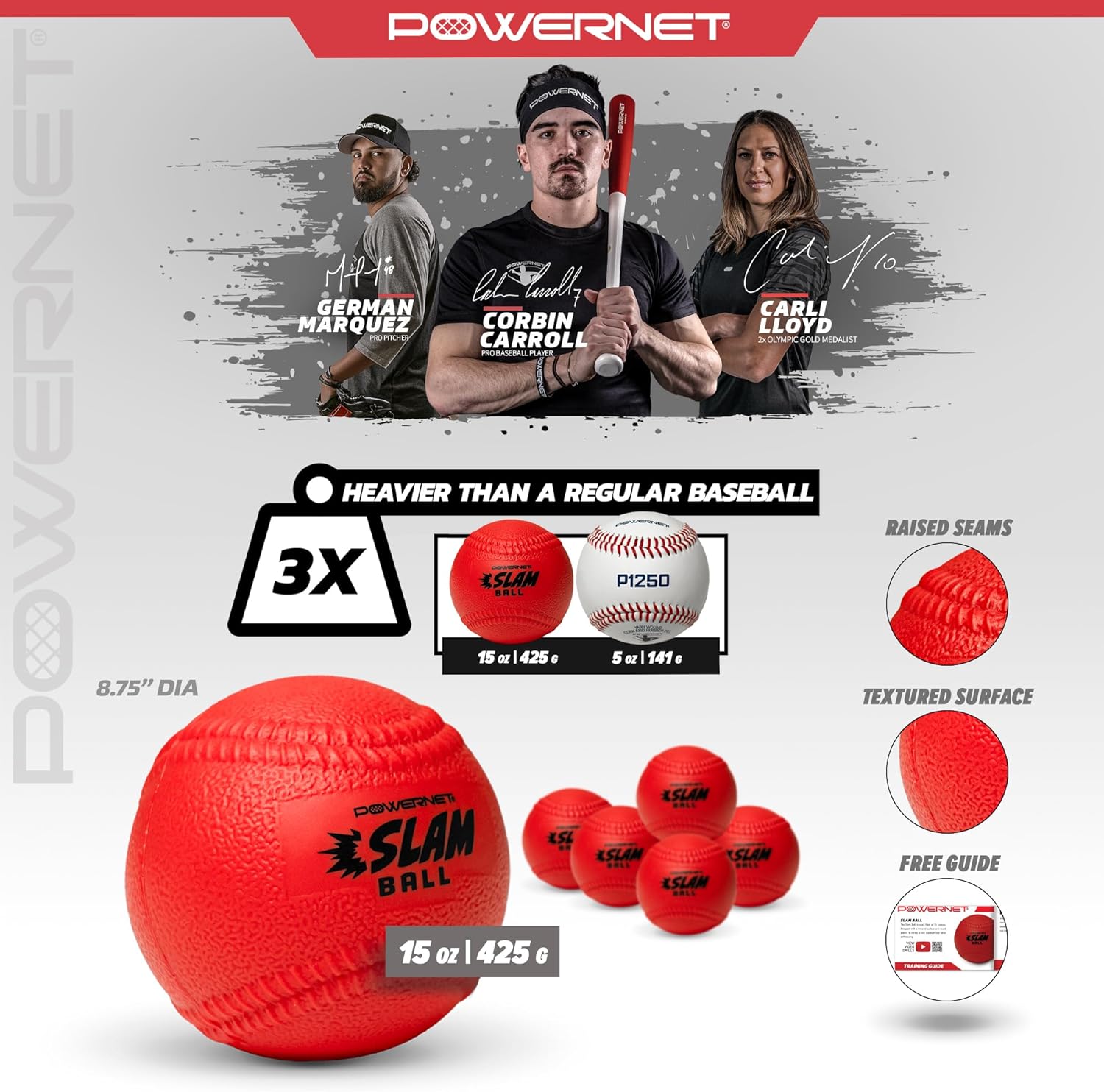 Powernet Slam Ball 6-Pack