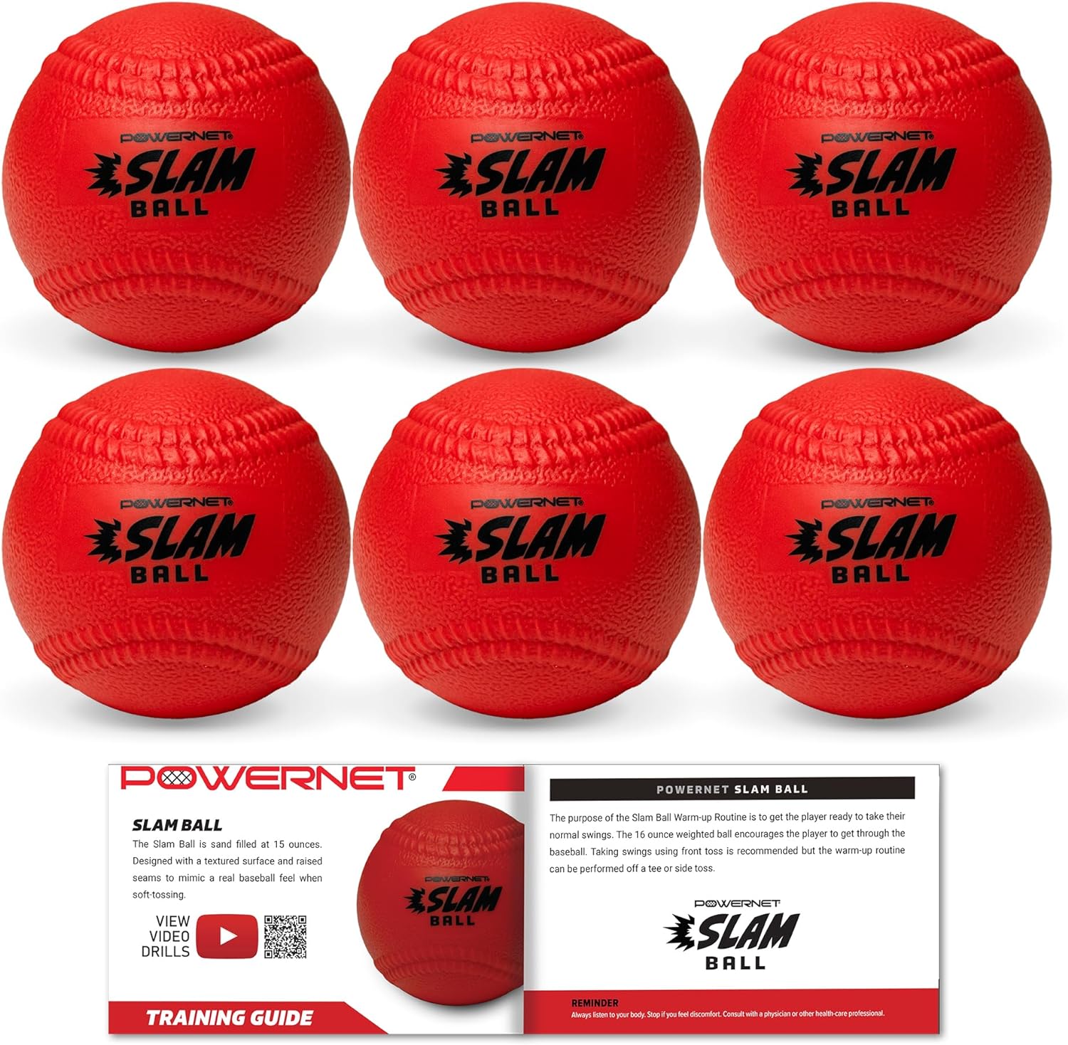 Powernet Slam Ball 6-Pack