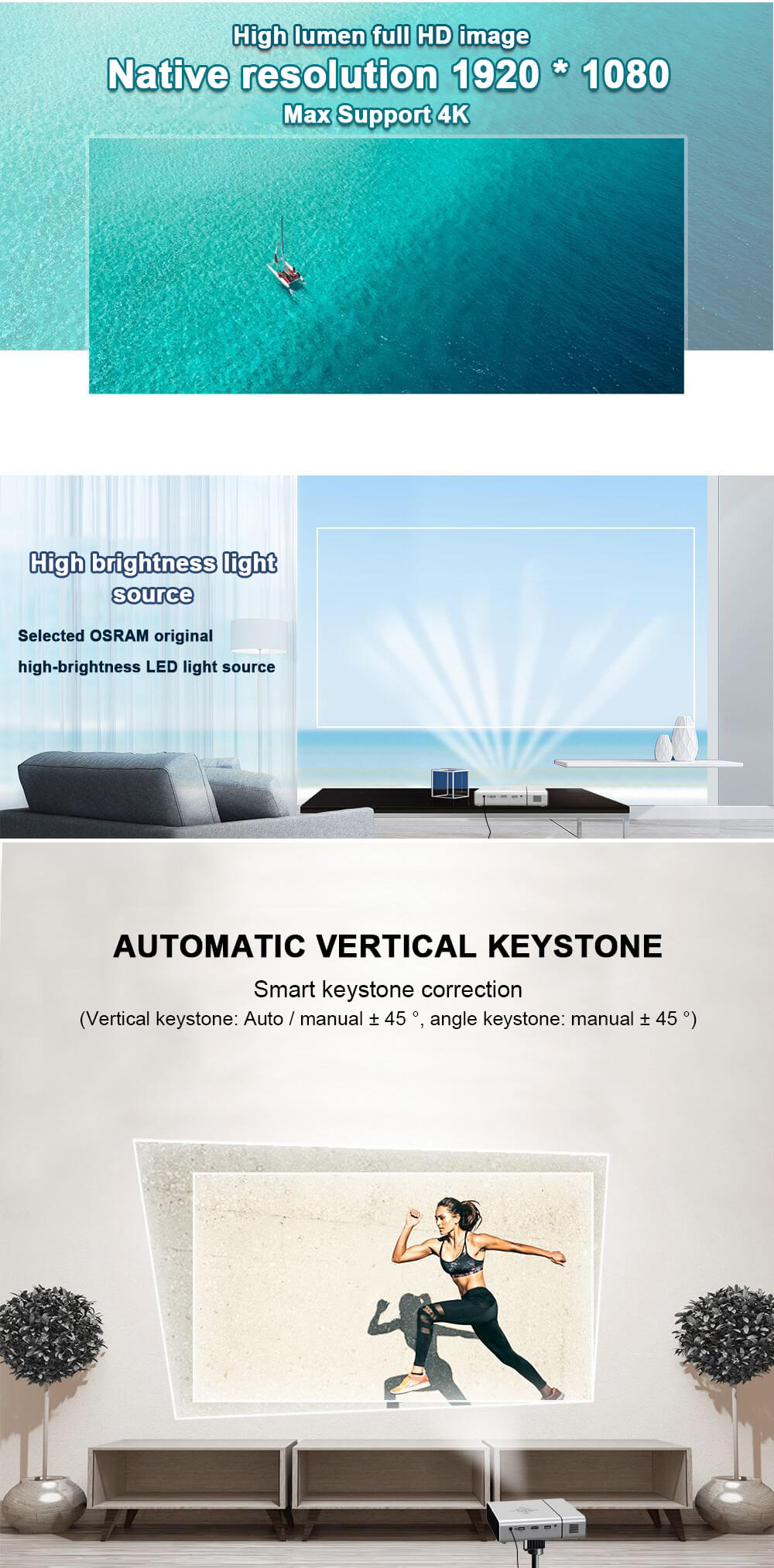 Toumei Portable Mini Projector S2 Details 02