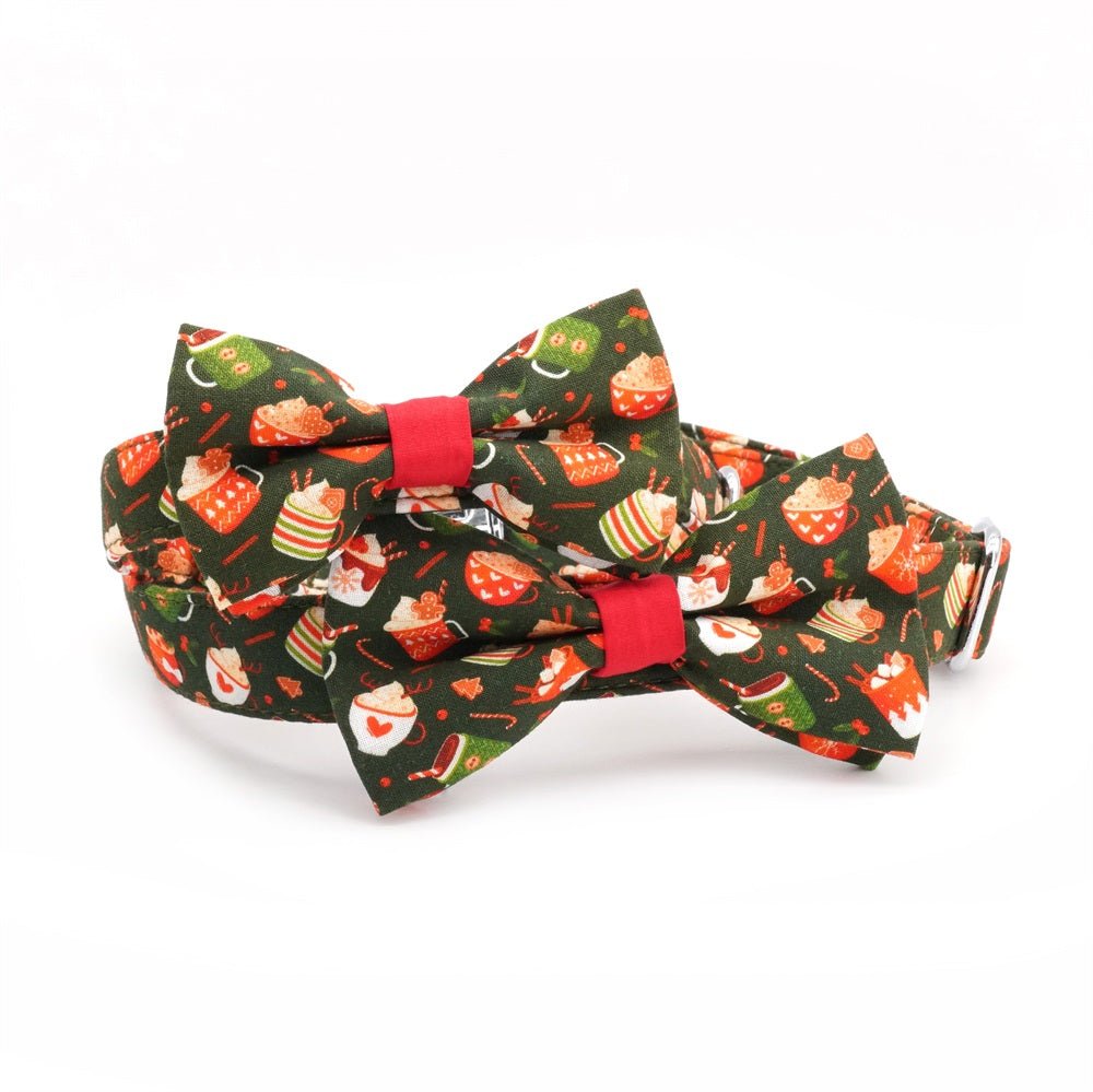 Holiday Cocoa Bow Tie Unbreakable Collar?