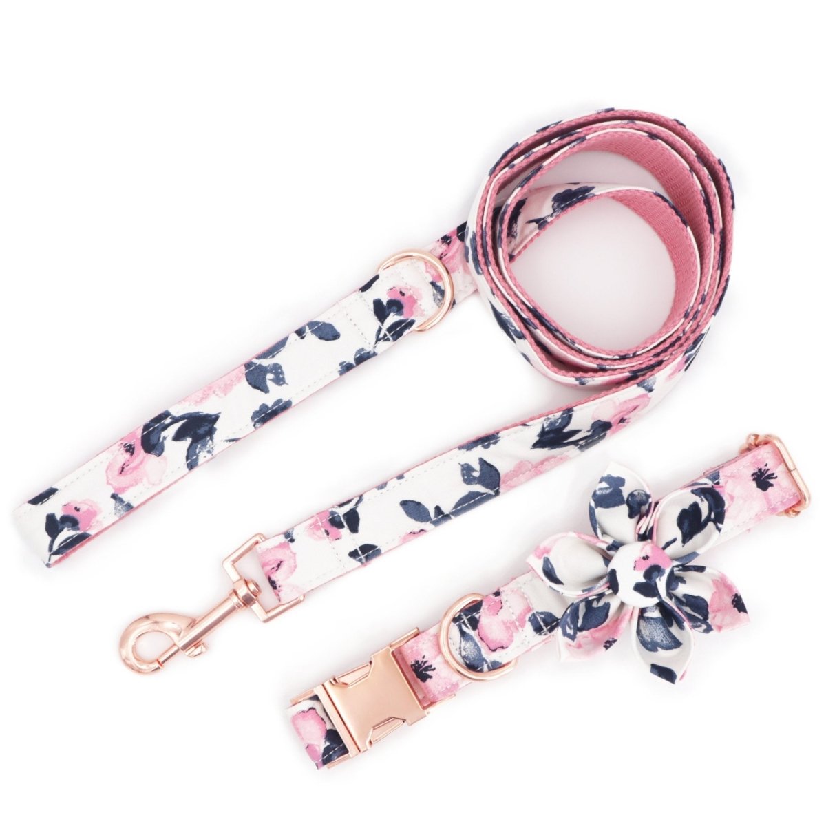 Ivy Flower Unbreakable Collar? & Leash Set