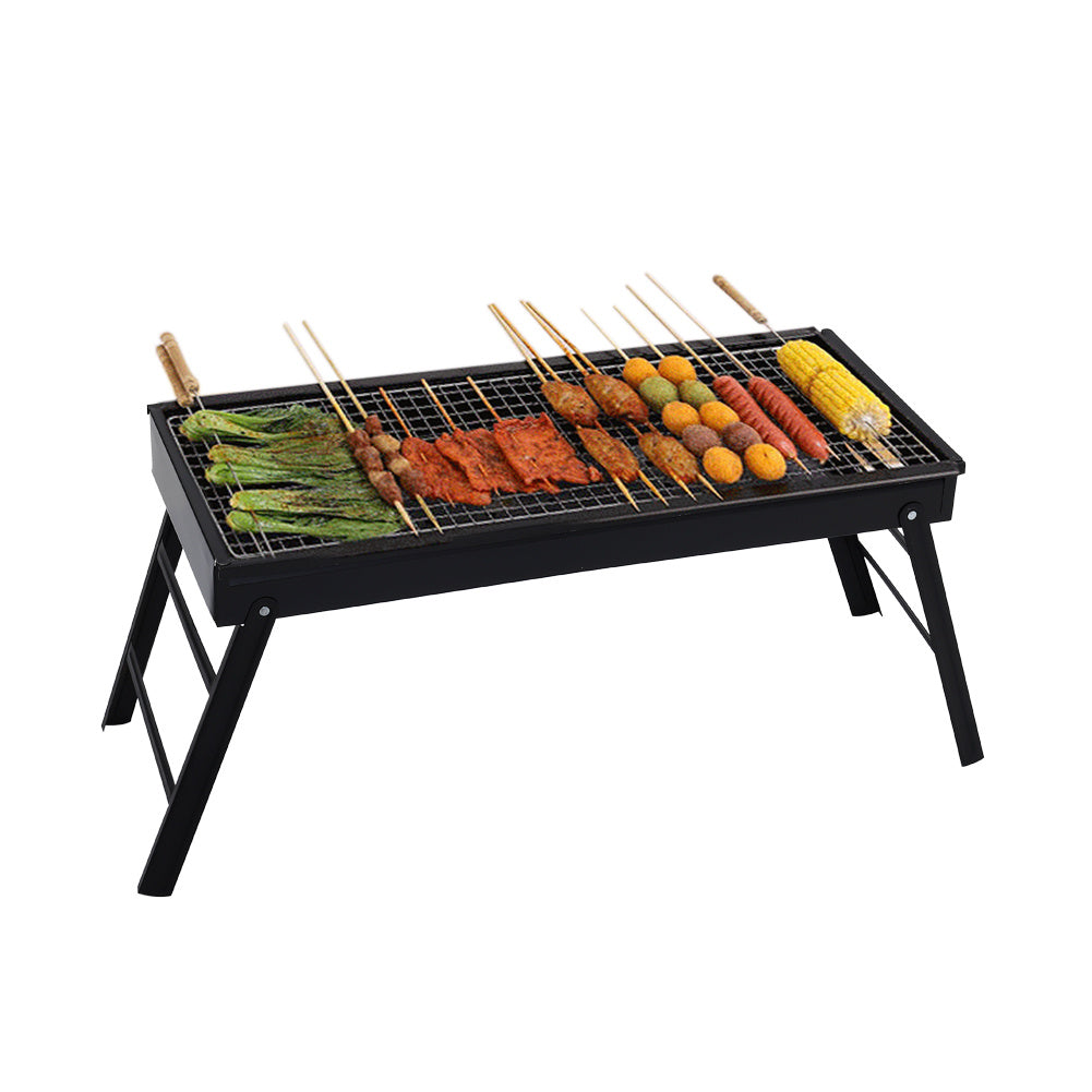 Large Folding Charcoal BBQ Grill Fire Pit Portable Stove