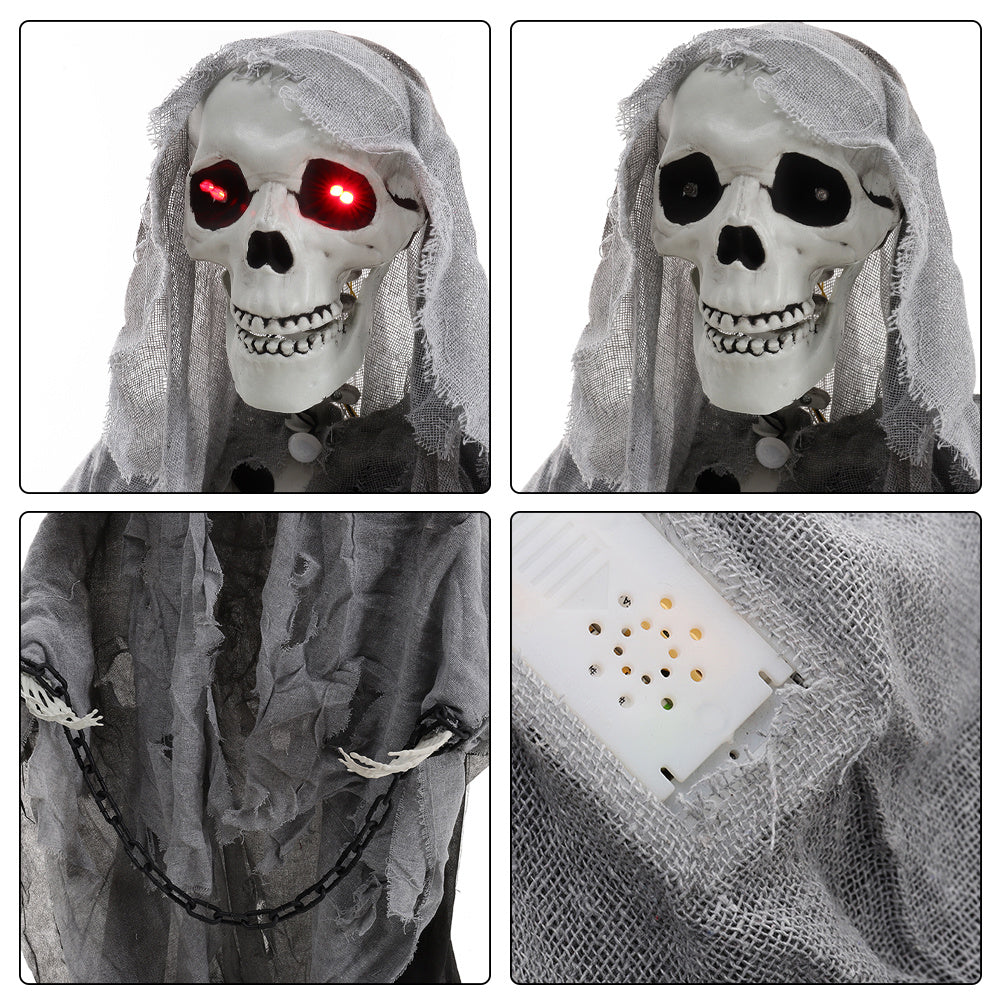 Halloween Human Skeleton Prop Poseable Full Size Model