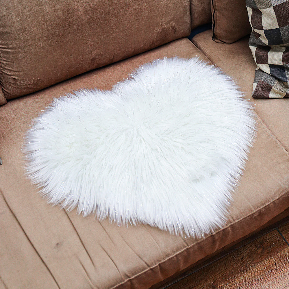 Fluffy Faux Fur Sheepskin Rug Non Slip Plush Soft Floor Carpet Mat