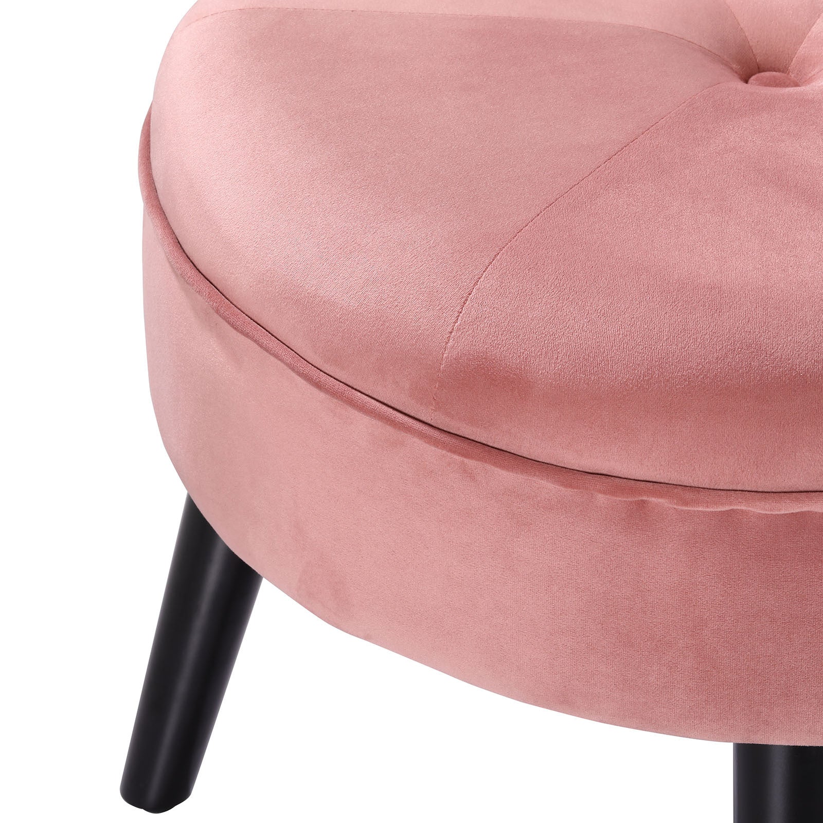 Velvet Footstool Ottoman Footrest Stool Living Room Bedroom Chairs
