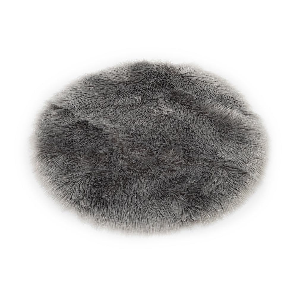 Large Sparkle Fluffy Faux Fur Area Rug Non Slip Glitter Floor Carpet Mat