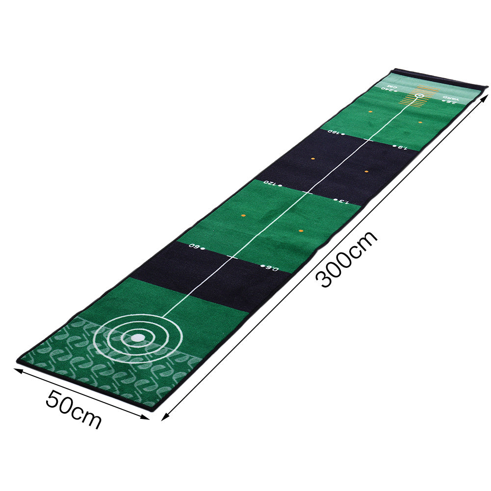 3m Home Practice Pad Golf Putting Mat Indoor Training Aids Putter Trainer