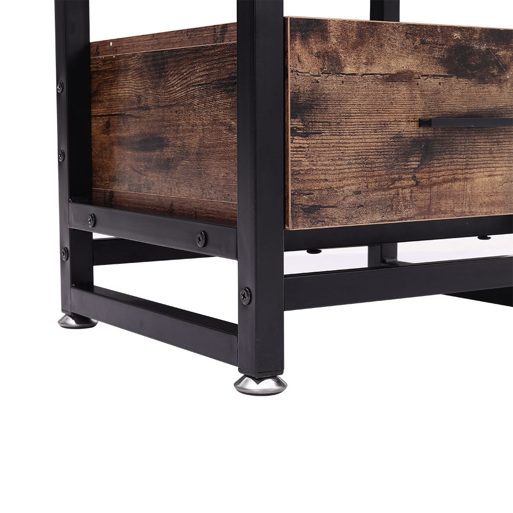 Square Wood Sofa Side End Table Lamp Table Nightstand
