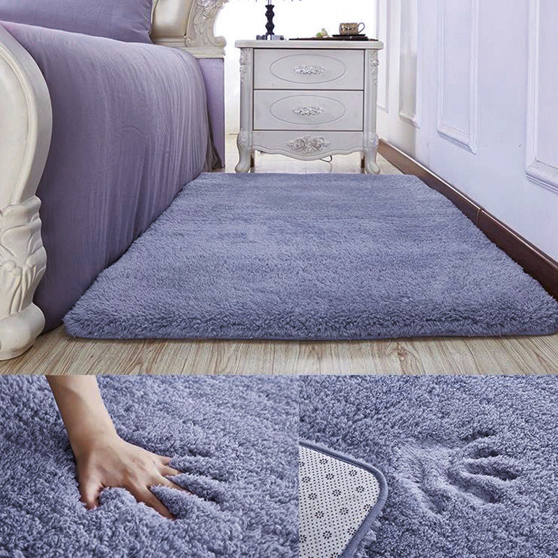 Anti-Skid Shaggy Area Fluffy Rug Bedroom Living Dining Room Carpet Floor Mat