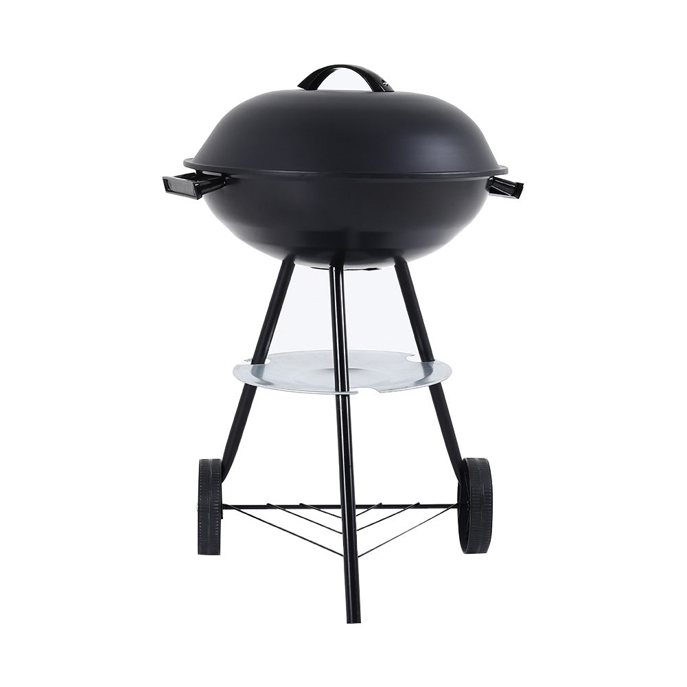 Portable Outdoor Charcoal Barbecue Grill with Wheels