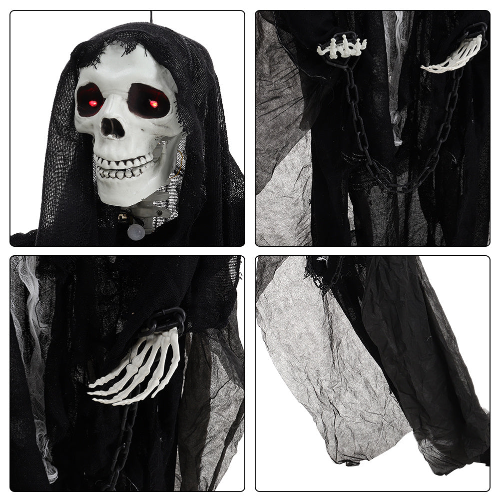 Halloween Human Skeleton Prop Poseable Full Size Model