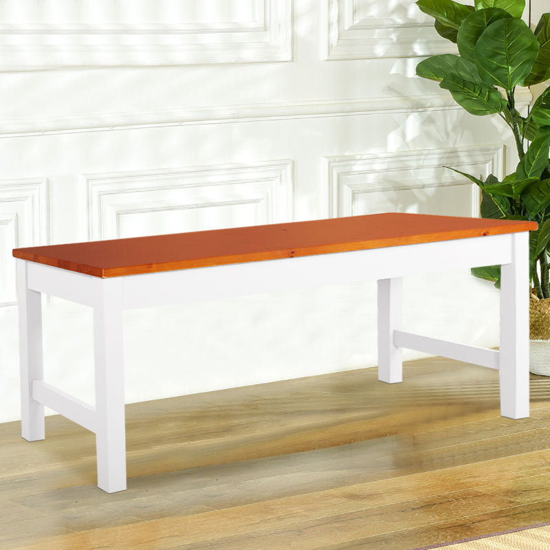3FT Solid Pine Wood Bench Bedside Stool Play Table Laptop Desk Display Stand