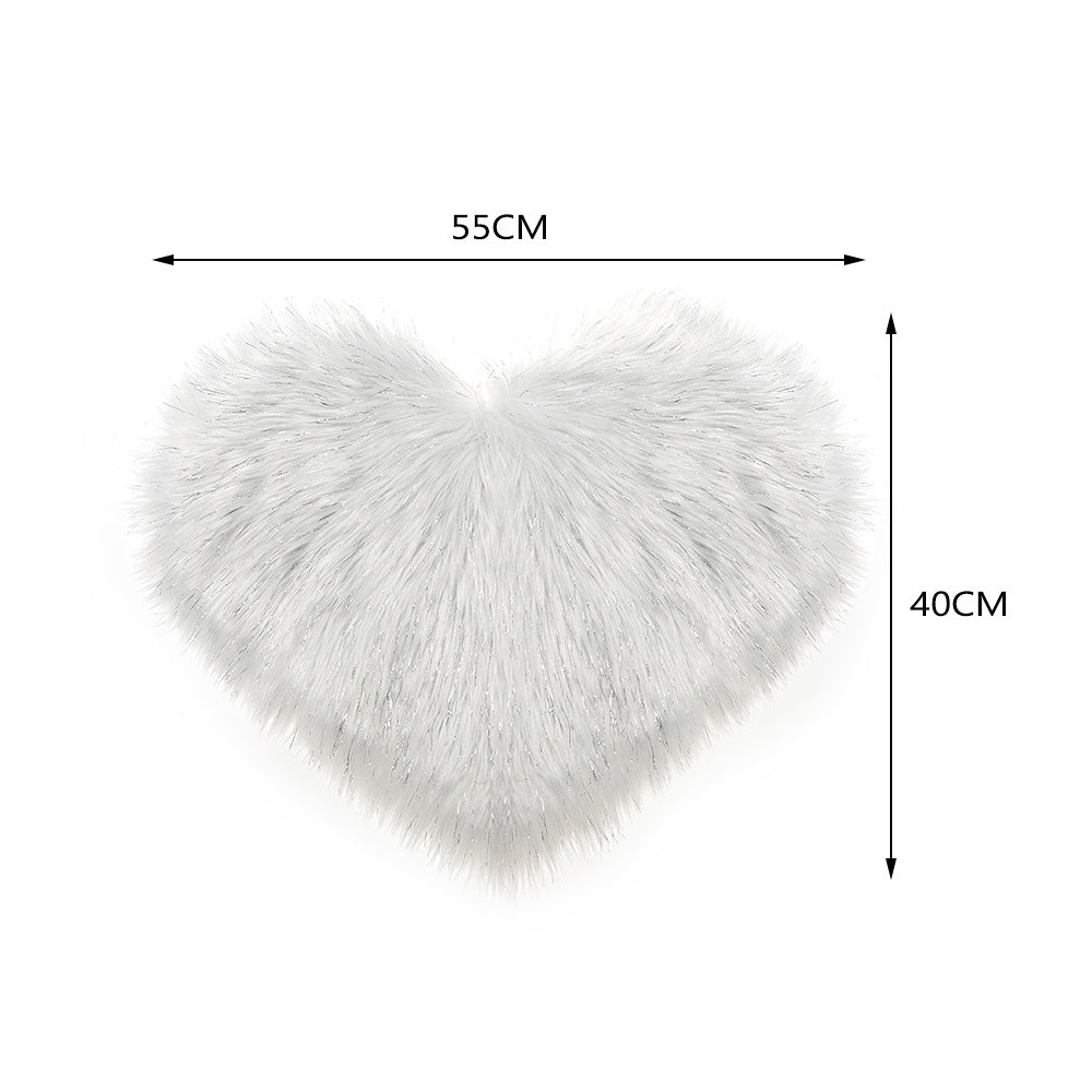 Fluffy Faux Fur Sheepskin Rug Non Slip Plush Soft Floor Carpet Mat