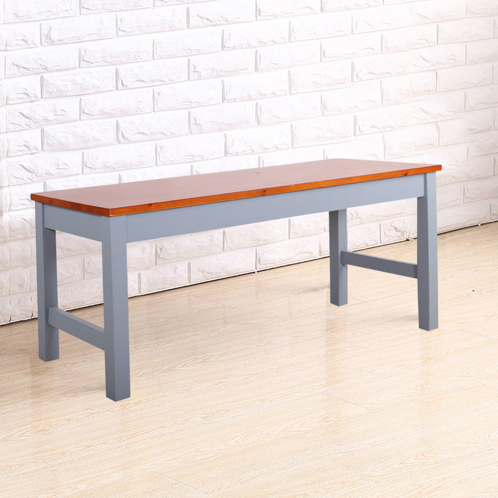 3FT Solid Pine Wood Bench Bedside Stool Play Table Laptop Desk Display Stand