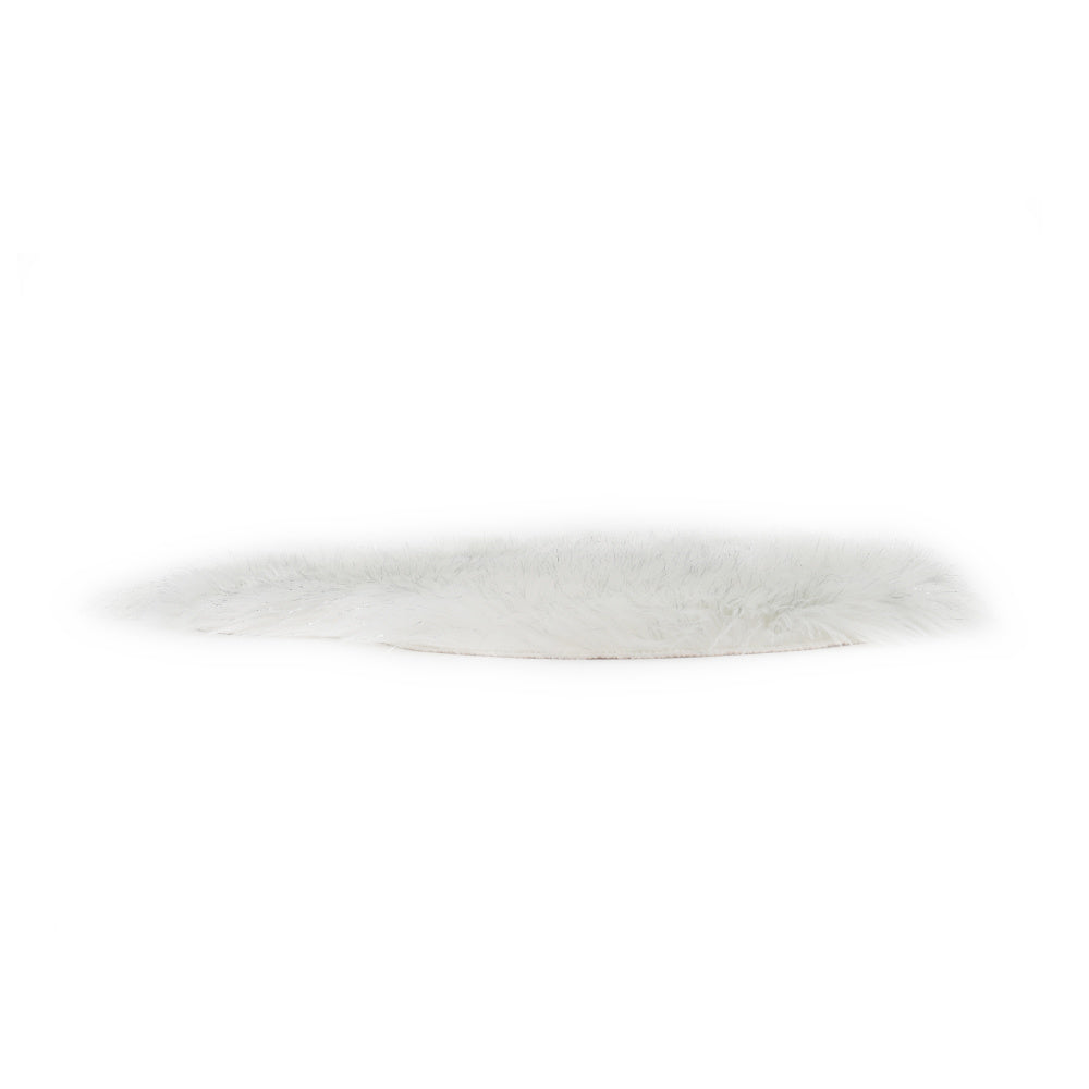 Flurry Shaggy Floor Rug Plain Soft Sparkle Area Mat Glitter Carpet