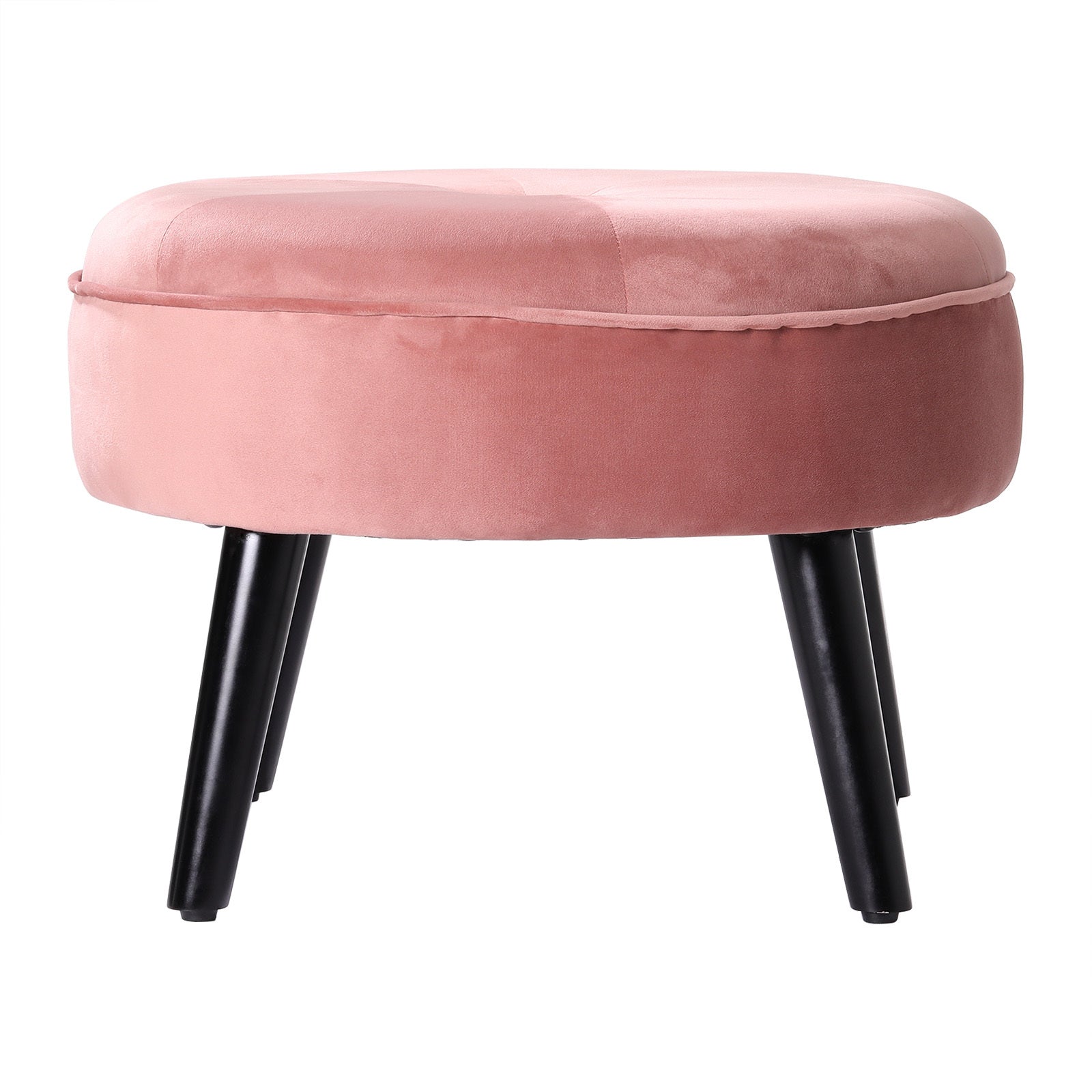 Velvet Footstool Ottoman Footrest Stool Living Room Bedroom Chairs