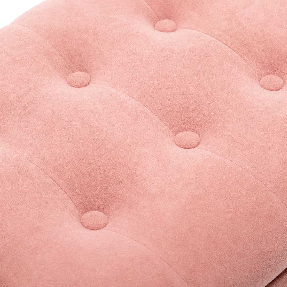 Rectangle Velvet Storage Footstool Bench Entryway Lift Ottoman