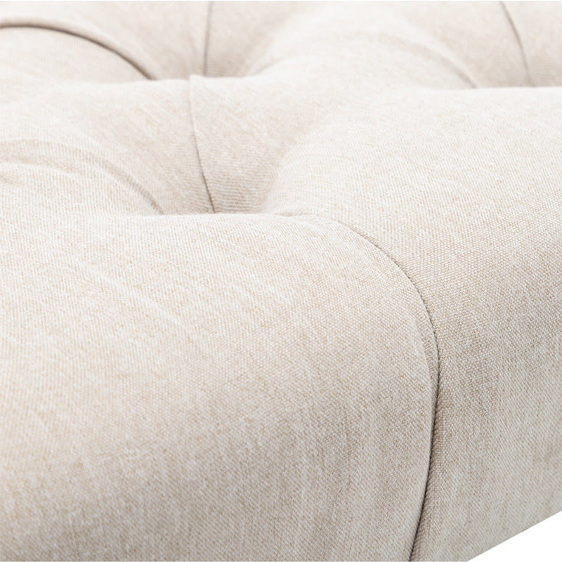 Chesterfield Upholstered Fabric Dining Bench Coffee Table Window Seat Stool