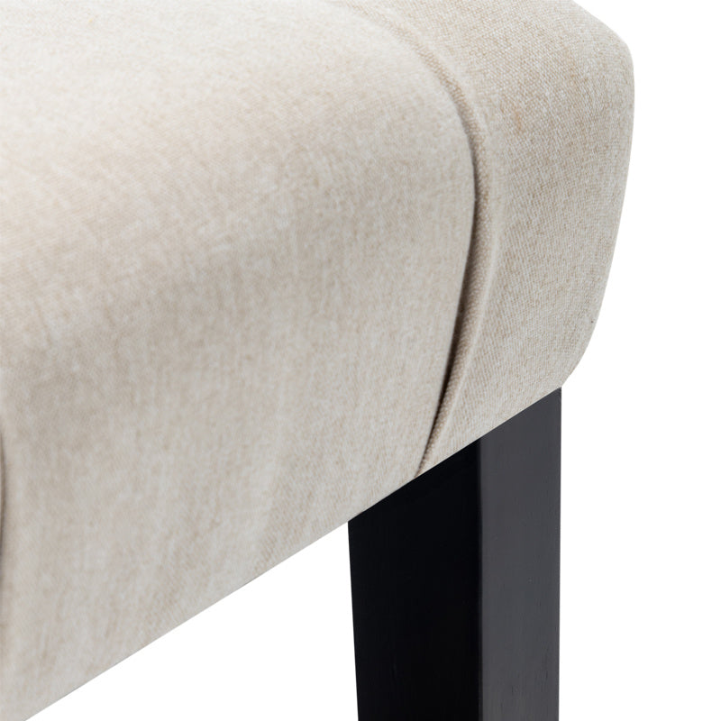 Chesterfield Upholstered Fabric Dining Bench Coffee Table Window Seat Stool