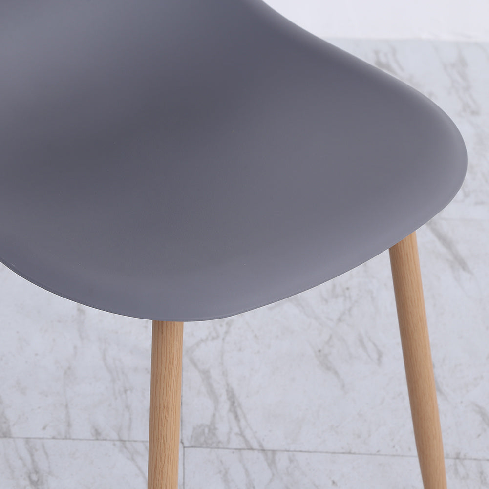 4pcs Modern Plastic Dining Chair Side Chair Lounge Chair Kitchen Office Seat