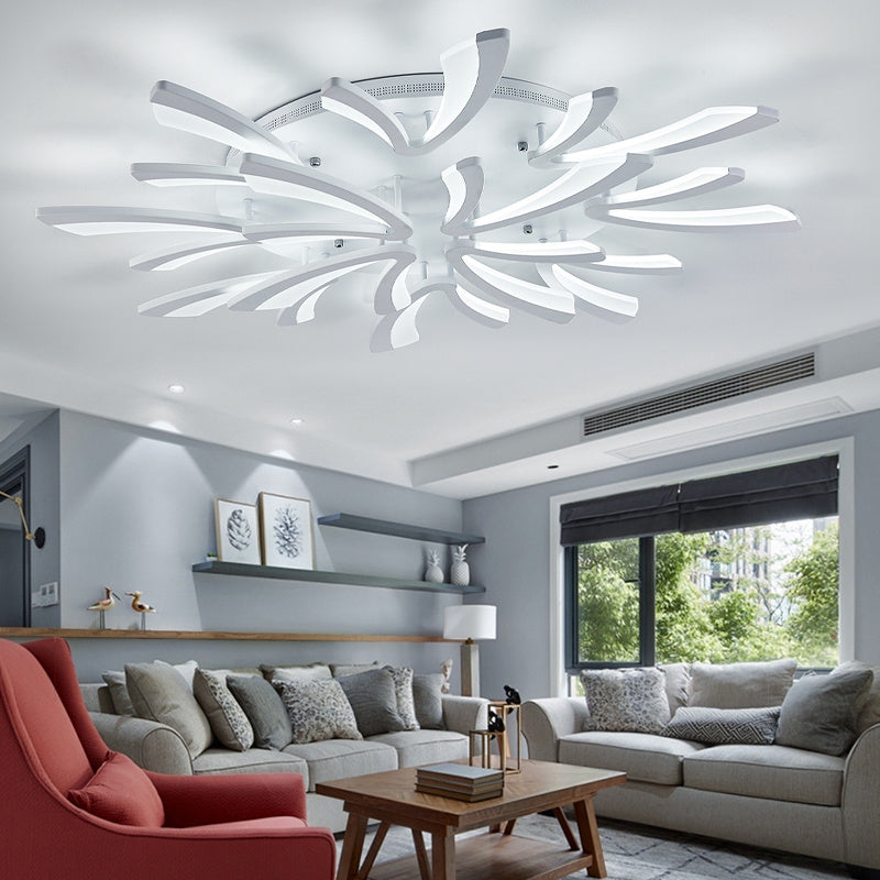 3/5/9/12 Head V Shape LED Ceiling Light Dimmable Lamp