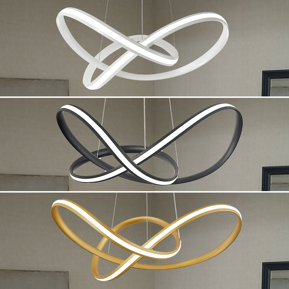 Large LED Ceiling Light Pendant Cool White Lighting Lamp Chandelier