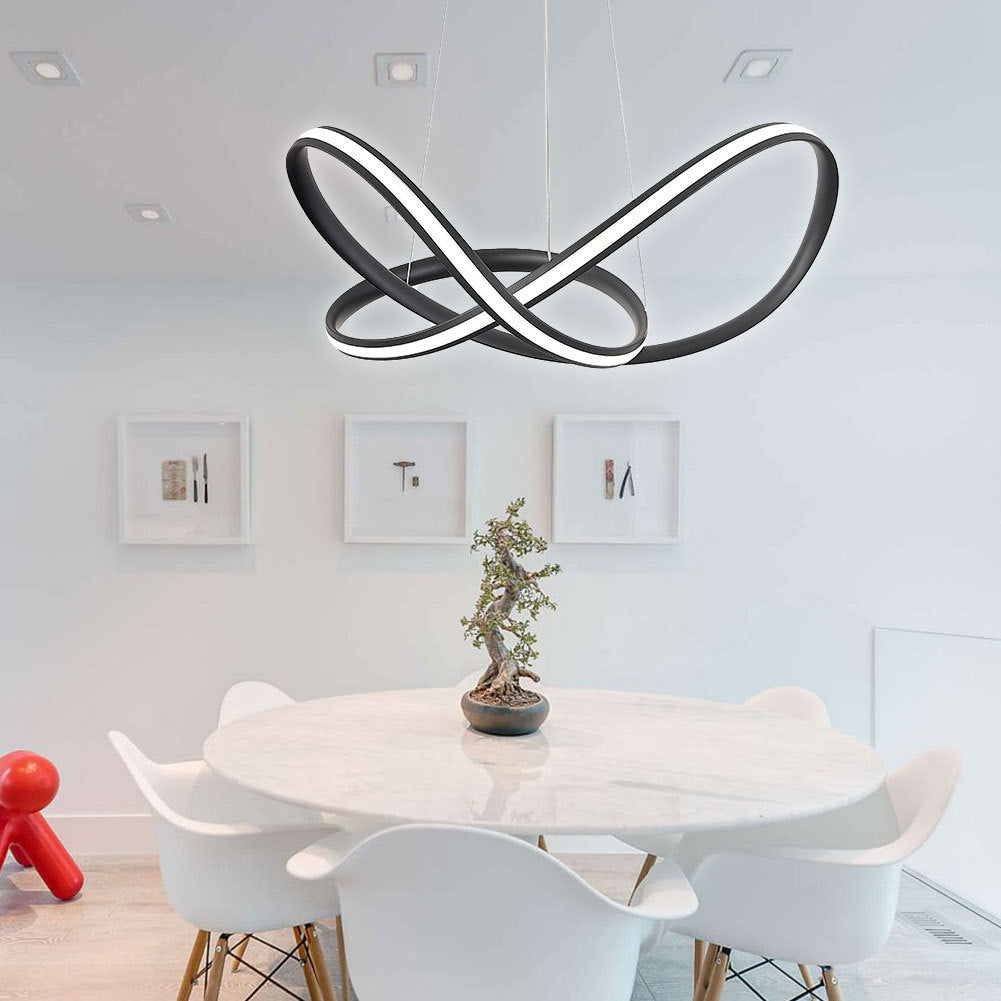 Large LED Ceiling Light Pendant Cool White Lighting Lamp Chandelier
