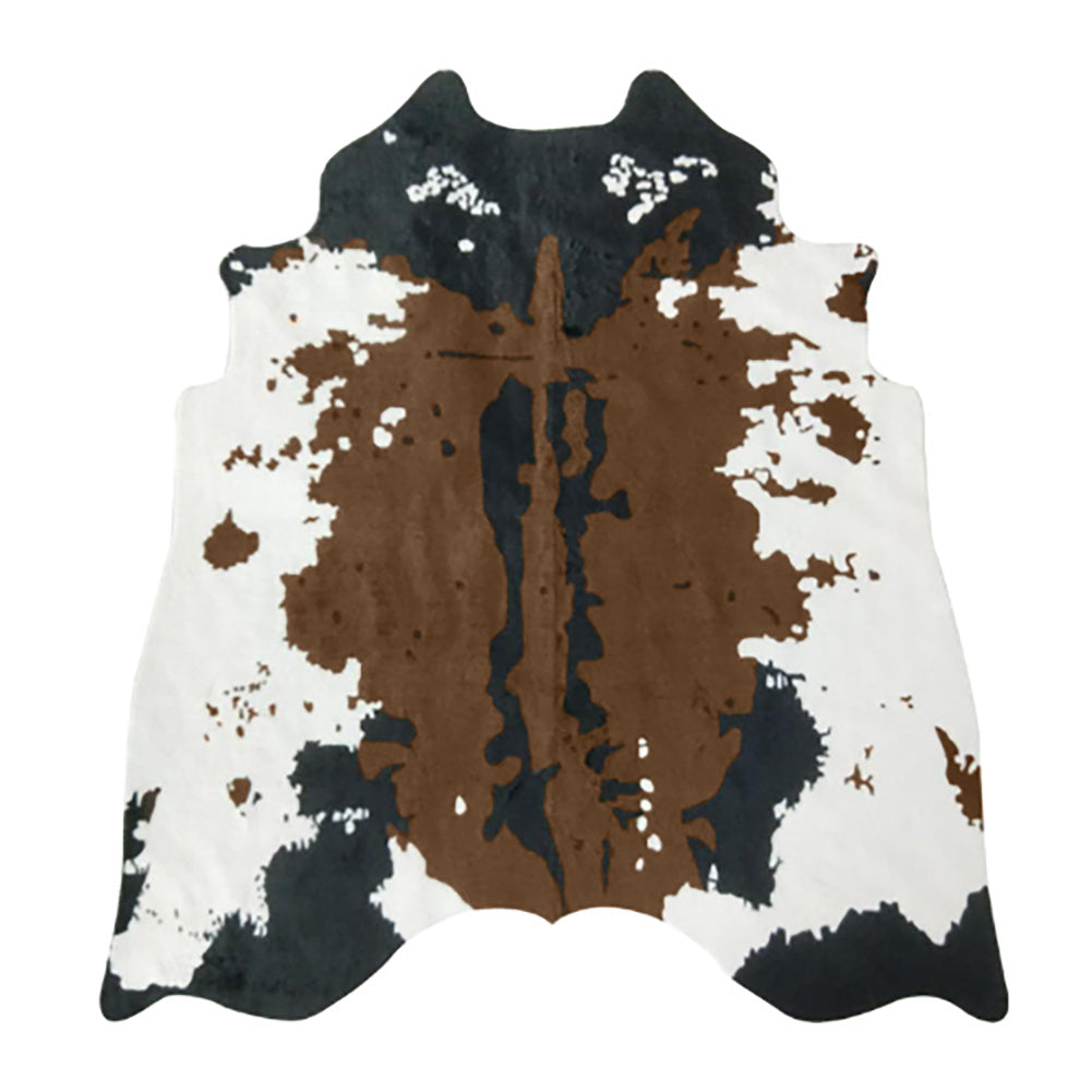 Modern Rug Cow Print Design Floor Rug Mat Soft Pile Carpet