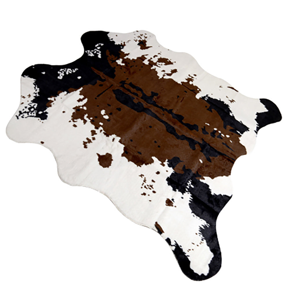 Modern Rug Cow Print Design Floor Rug Mat Soft Pile Carpet