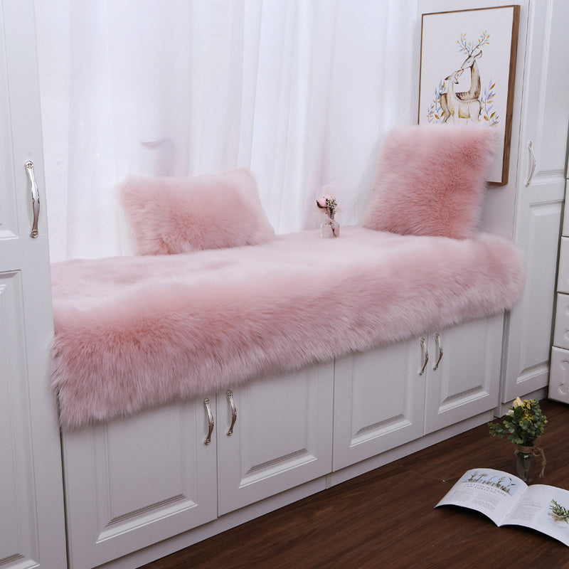 Large Fluffy Faux Fur Plush Sheepskin Area Rug Non Slip Floor Carpet Rug