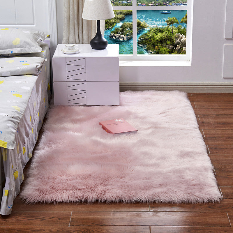Large Fluffy Faux Fur Plush Sheepskin Area Rug Non Slip Floor Carpet Rug