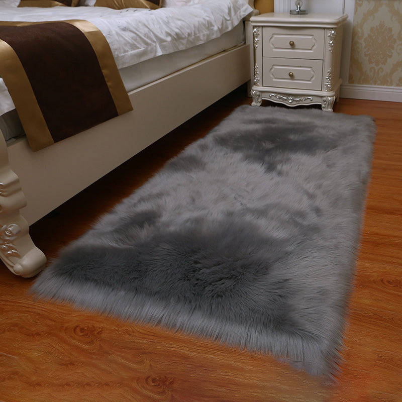 Large Fluffy Faux Fur Plush Sheepskin Area Rug Non Slip Floor Carpet Rug